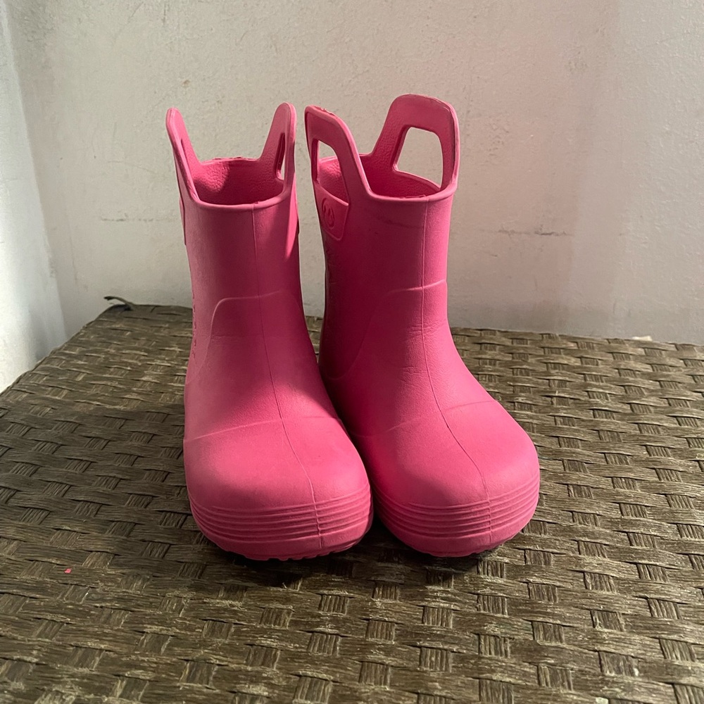 Toddler girl outdoor master Rain Boots 8